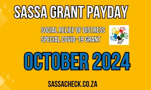 SRD payday for October 2024
