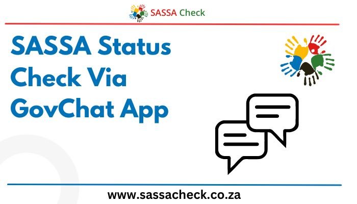 SASSA Status Check Via GovChat App